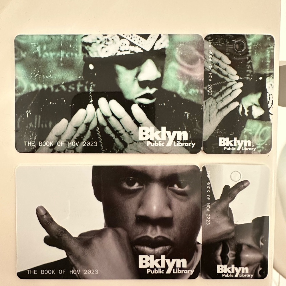 Bklyn Public Library Card Set - Rare Jay Z
